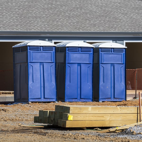 how can i report damages or issues with the porta potties during my rental period in Kingston Springs Tennessee